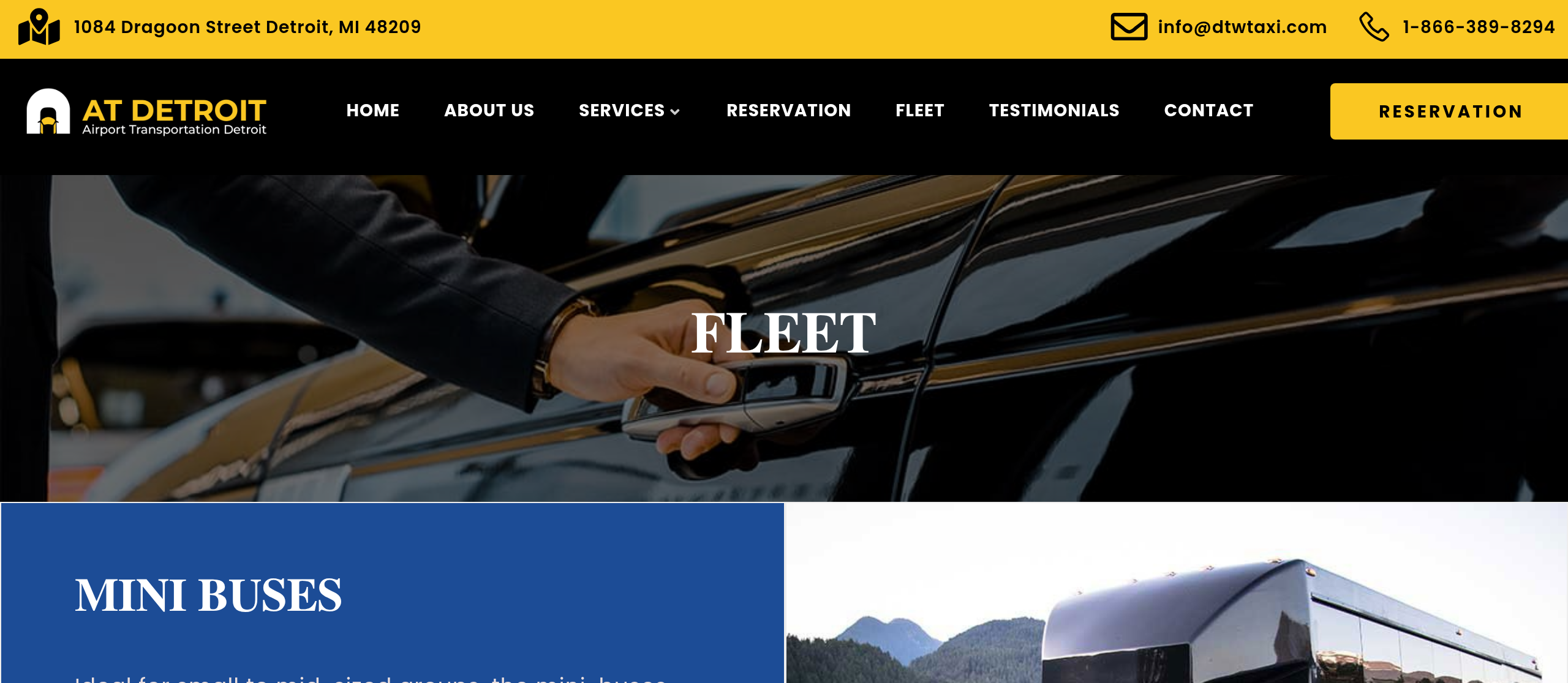Fleet page