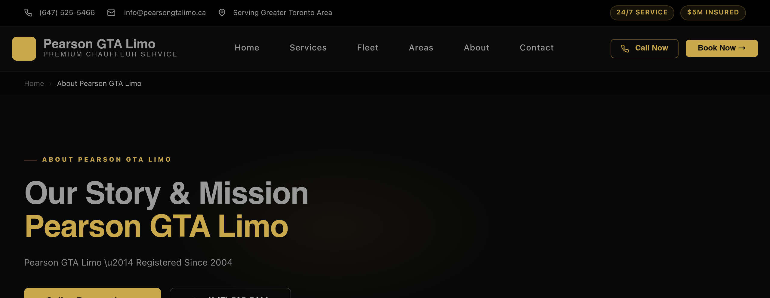 About Us page